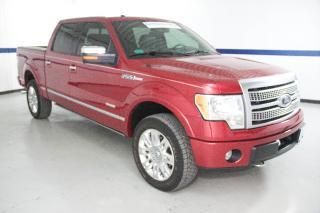 12 ford f150 crew cab platinum, ecoboost, leather, navigation, sunroof!