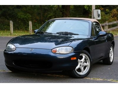 2000 mazda miata mx5 supercharged ls  manual convertible 24k miles clean carfax