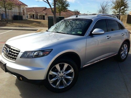 2006 infiniti fx45 awd 20" wheels 1-owner loaded tech pkg nav new tires only 50k