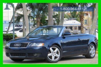 2004 audi a4 1.8 t convertible original miles loaded must see florida