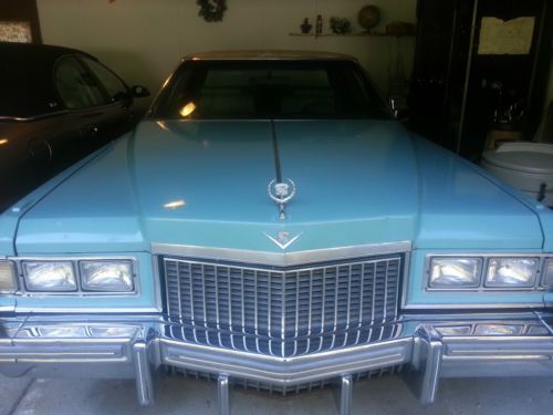 1975 cadillac deville 4-door v8 all original parts/excellent condition