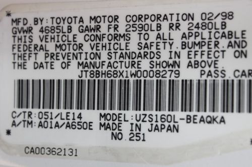 ENVY-AUTOMOTIVE.COM 1988 LEXUS GS400 SEDAN GOLD PACKAGE ***NO RESERVE AUCTION***, image 87