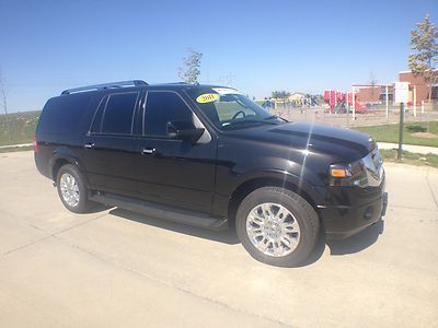 2011 ford expedition el / limited / 4x4 / dvd / leather / certified warranty!