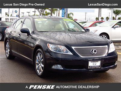 Dark blue/lexus certified/navigation/m.levinson/advanced park guidance/comfort p