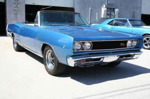 1968 coronet r/t power convertible original number matching 440/375hp l@@k video