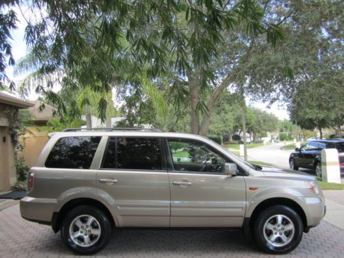 06 HONDA PILOT EX-L 2WD LEATHER 3RD ROW & HTD SEATS XM 6DISC FL OWNED IMMACULATE, image 6