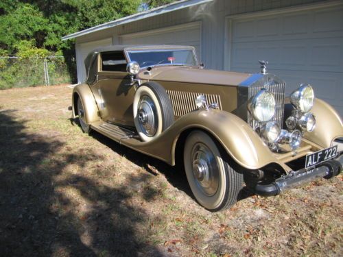 1933 Phantom ll Barbra Hutton Prince Mdivani 144 inch WB LOTS OF DOCUMENTATION, image 15