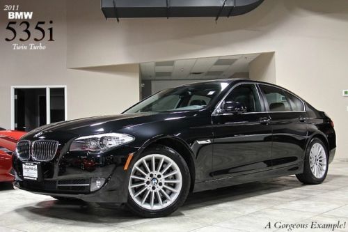 2011 bmw 535i sedan $56k + msrp navigation cold weather pkg premium pkg xenons!!