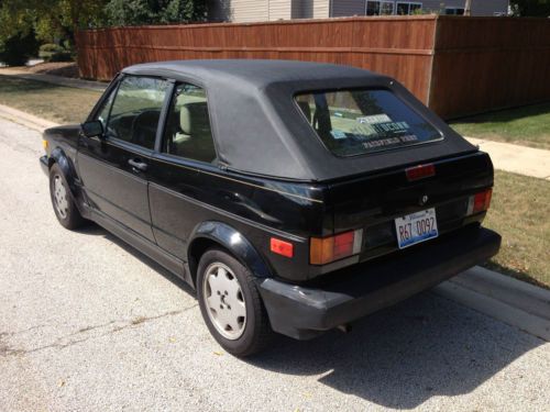 1992 volkswagen cabriolet wolfsburg edition convertible 2-door 1.8l