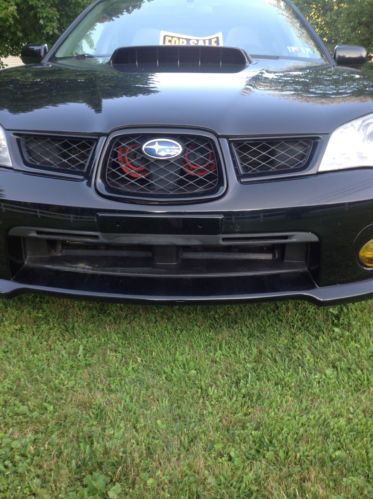 2006 wrx limited, obsidian black pearl