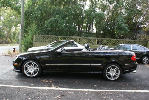 2008 Mercedes-Benz CLK550 Convertible AMG package, pedal shift., image 4