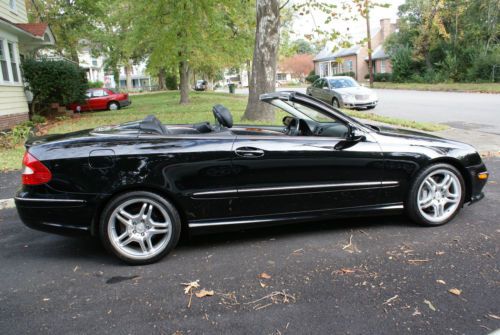 2008 Mercedes-Benz CLK550 Convertible AMG package, pedal shift., image 5