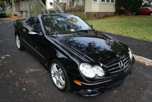 2008 Mercedes-Benz CLK550 Convertible AMG package, pedal shift., image 6