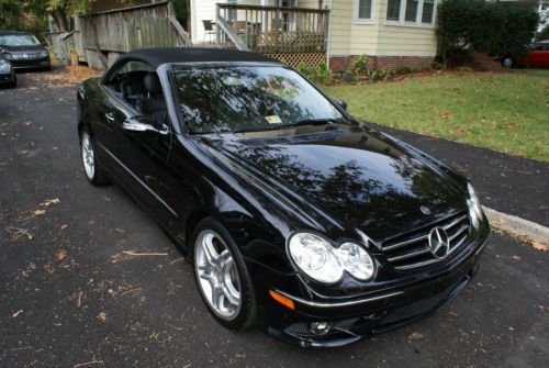 2008 Mercedes-Benz CLK550 Convertible AMG package, pedal shift., image 12