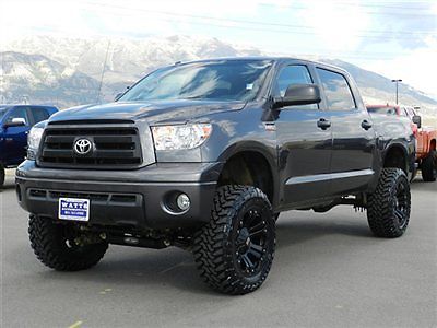 Toyota crew max trd rock warrior 4x4 custom new lift tires wheels sunroof auto