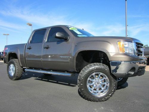 2007 gmc sierra 1500 crew cab slt z71 4x4 zone lifted truck used~low miles~nice!