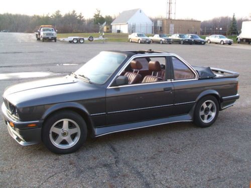 1983 bmw e30 323i baur convertible 5spd a/c obc ps cruise targa top zender