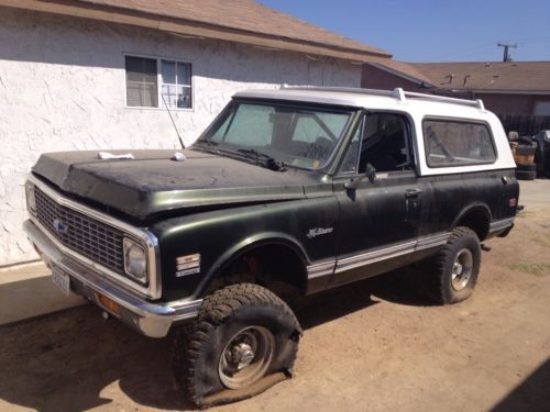 1972 k5 blazer - back yard find!