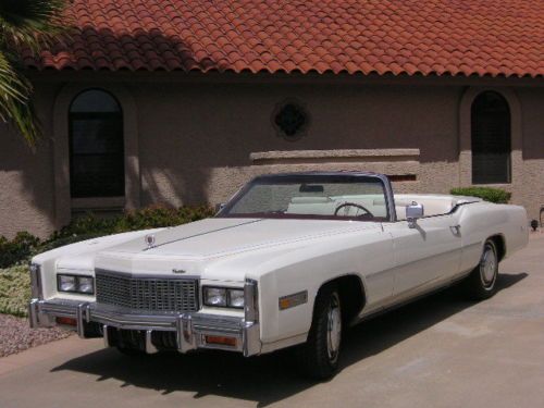 1976 cadillac eldorado bi-centennial convertible 28,860 miles