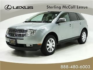 07 mkx nav pano roof park assist climate seats carfax chrome wheels