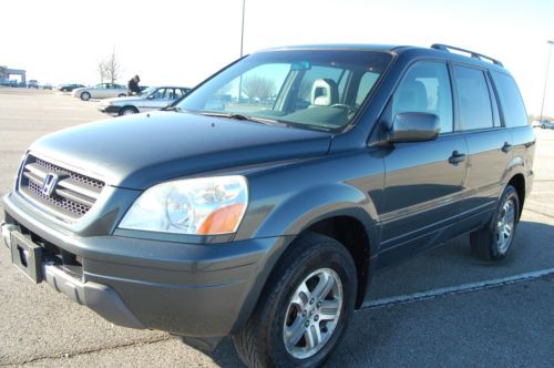 2004 honda pilot ex sport utility 4-door 3.5l leather 3rd row awd cd buy here
