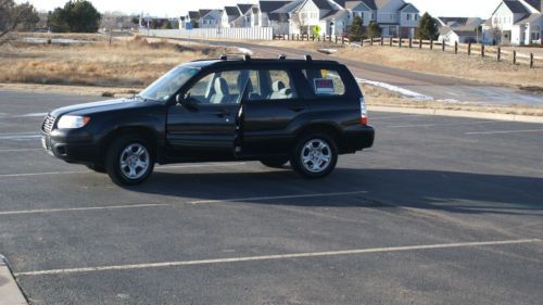 2007 subaru forester x wagon 4-door 2.5l, black