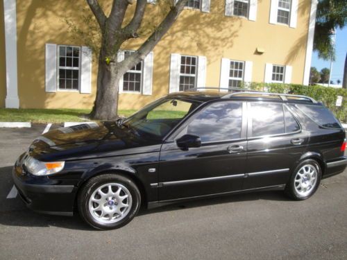 01 saab 9-5 wagon*super clean&amp;nice*hard to find*htd seats*sunroof*lthr*florida