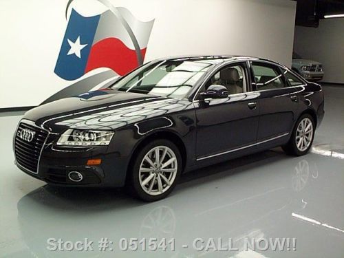 2009 audi a6 4.2 quattro prestige awd sunroof nav 48k texas direct auto