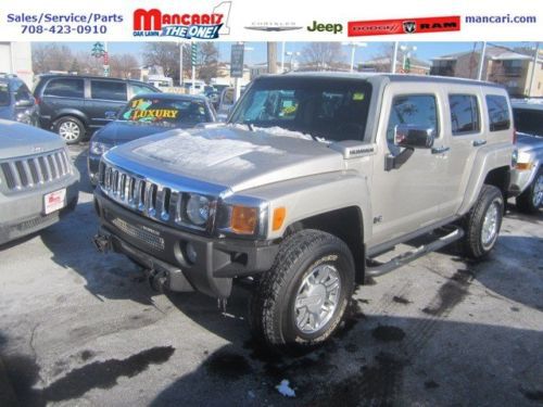 Boulder gray hummer h3 suv 3.7l cd 4x4  running boards tow package clean
