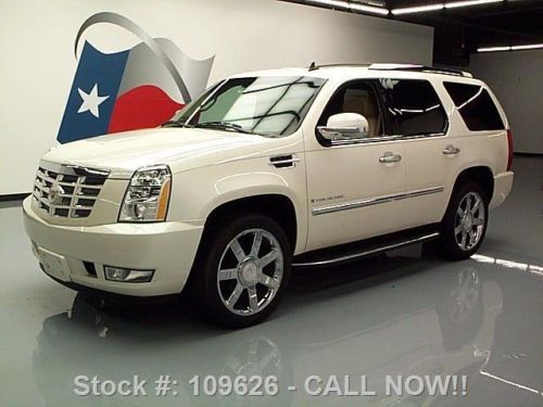 2009 cadillac escalade awd sunroof nav dvd 22&#039;s 63k mi texas direct auto