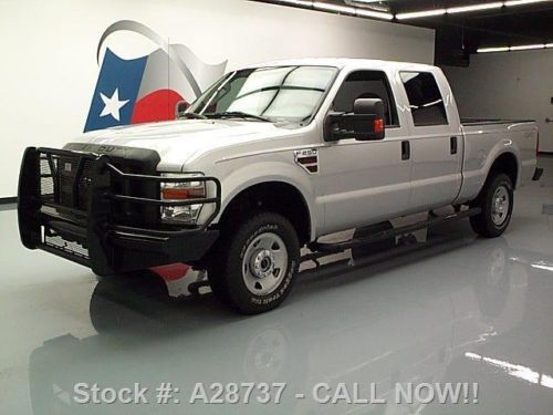 2009 ford f-250 crew diesel 4x4 side steps bedliner 64k texas direct auto