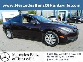 Mazda 6 mazda6 maroon tan cloth low miles finance sport sedan auto automatic