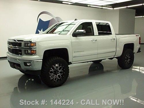 2014 chevy silverado ltz crew z71 lift rear cam 20&#039;s 3k texas direct auto