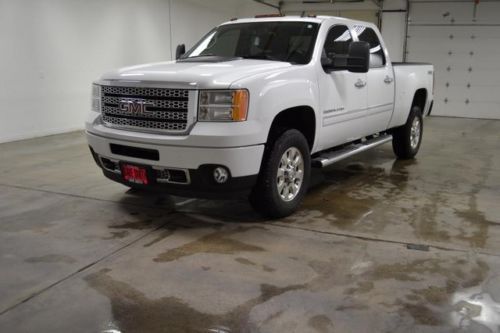 12 sierra 3500hd srw denali crew 4wd diesel heated leather seats sunroof