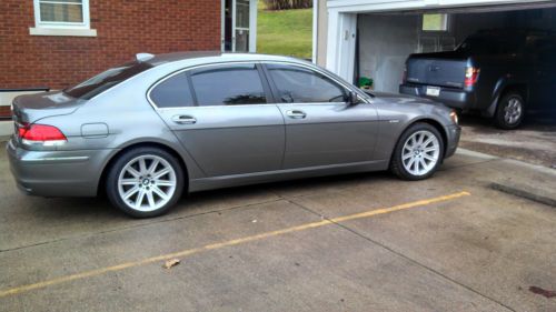 2006 bmw 750li, grey interior and exterior, new tires, garage kept