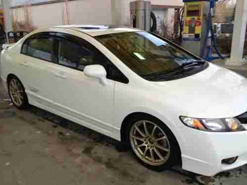 2009 Honda Civic SI white 4dr 50K miles, US $14,000.00, image 4