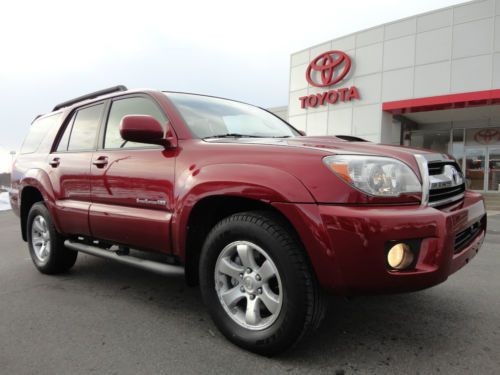 2007 4runner sport v6 4x4 salsa red pearl 1 owner clean carfax video 4wd sunroof