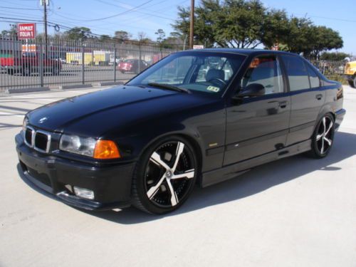 M3 sedan 5-speed intake exhaust 18&#034;inch wheels leather highway miles