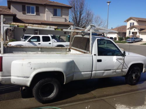 1990 Chevy 3500 Dully Diesel Truck with Rack (Chevrolet Cheyenne), image 5