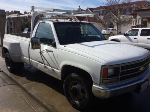 1990 Chevy 3500 Dully Diesel Truck with Rack (Chevrolet Cheyenne), image 6