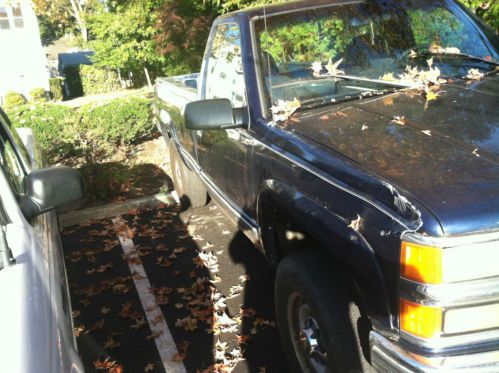 1996 chevy k2500 silverado diesel 4x4 plow truck 6.5 4 wheel drive