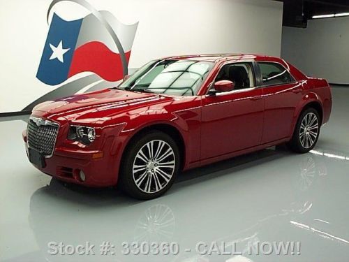 2010 chrysler 300 s htd leather sunroof nav 20&#039;s 17k mi texas direct auto