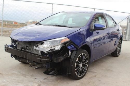 2014 toyota corolla s premium damaged salvage runs! economical loaded navigation