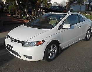 Honda, civic, 2007,honda civic, lx, ex, toyata, white, tan interior