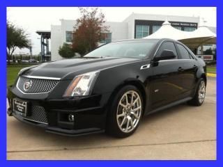 Cts-v sedan, 125 pt insp &amp; svc'd, recaro, nav, b/u cam, pano, clean 1 owner!!