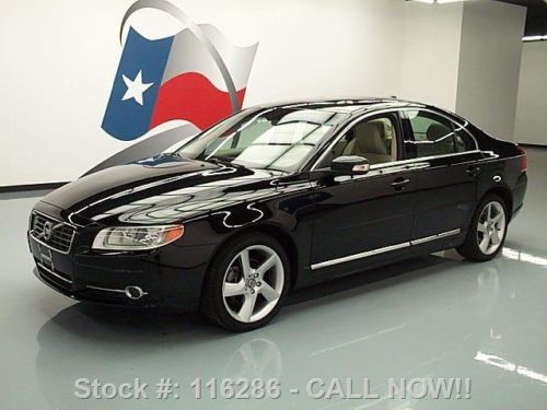 2010 volvo s80 t6 awd sunroof heated leather 18&#039;s 54k! texas direct auto