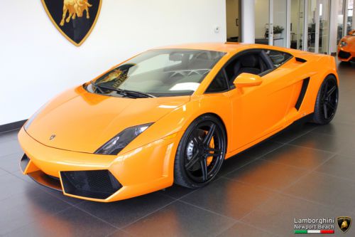 Lp 550-2 coupe, arancio borealis/nero perseus, lowered, adv1 wheels, low miles