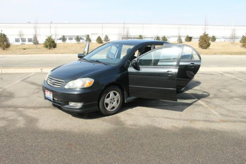 2003 Toyota Black Corolla S 1 owner - Reliable Car - Great Gas Mileage - Clean!!, US $5,750.00, image 3