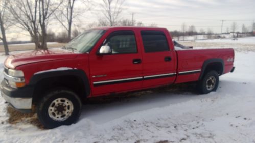 2002 chevy silverado 2500sl  hd, 4x4, crew cab, 8&#039; bed, 240,000 miles, 6l.