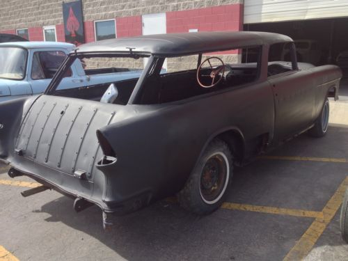 1955 chevy nomad hotrod custom classic musclecar ratrod belair race protouring